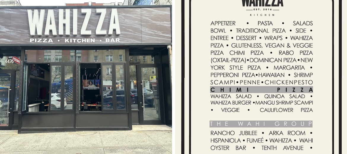 Wahizza Pizzeria & Restaurant ( Italian )
